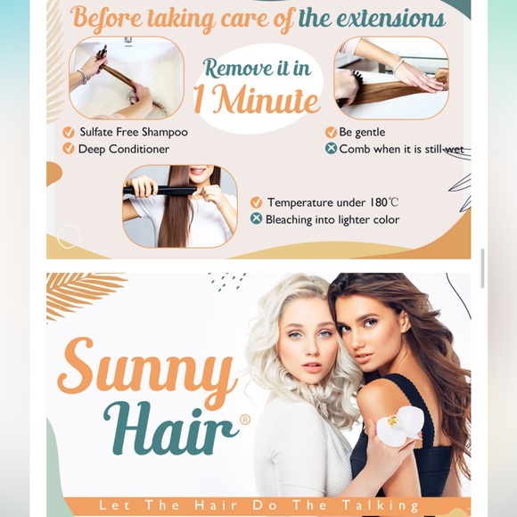 22 inch human hair extensions 7pcs 120g light brown with blonde highlights - Picture 8 of 14